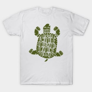 The Turtles in the jungle of Aztec T-Shirt